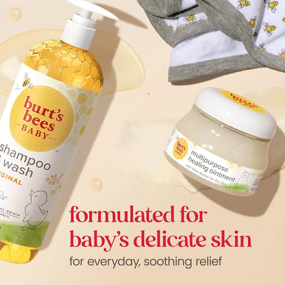 Champú Burt S Bees Bebé Pack X3 Fórmula Natural Sin Lágrimas 350 Ml