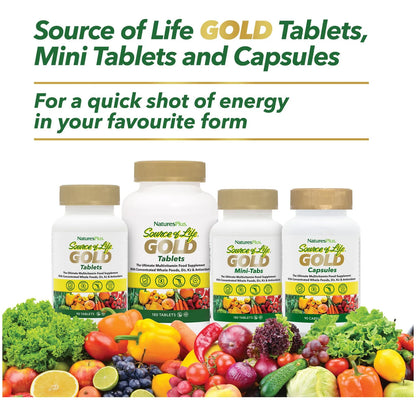 Source Of Life Gold Multivitamínico 90 Cápsulas Con Vitaminas D3 B12 K2