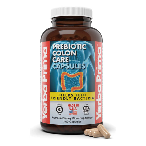 Capsulas Prebioticas Cuidado Colon 400 Unidades Cinco Fibras Suplemento Dietetico