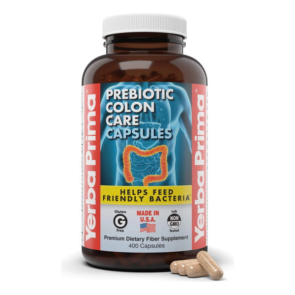 Capsulas Prebioticas Cuidado Colon 400 Unidades Cinco Fibras Suplemento Dietetico