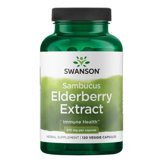 Extracto De Saúco Sambucus 575 Mg 120 Cápsulas Vegetales Refuerza Tu Sistema Inmunológico