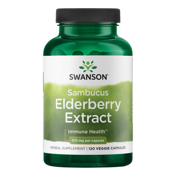 Extracto De Saúco Sambucus 575 Mg 120 Cápsulas Vegetales Refuerza Tu Sistema Inmunológico