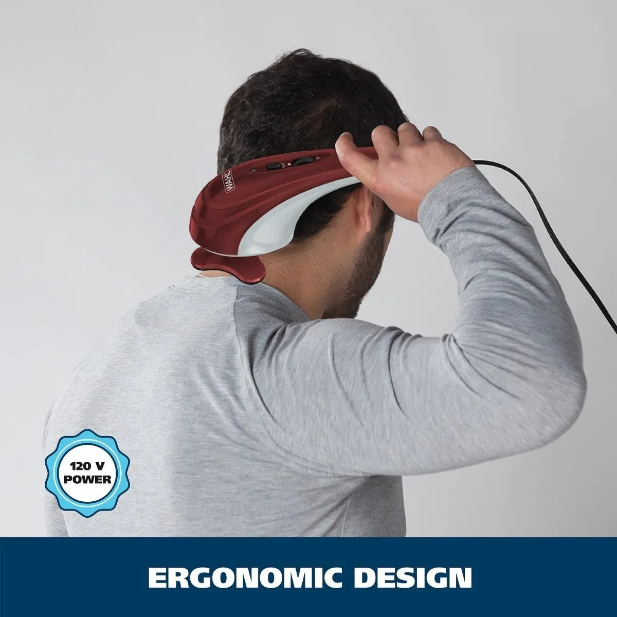 Masajeador Wahl Terapia Fría Y Caliente Con 7 Accesorios Alivio Muscular Profesional