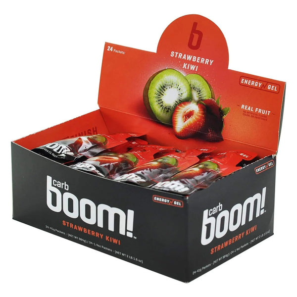 Geles Energéticos Sabor Fruta Boom Nutrition Carb Boom Energy Gel Para Ciclismo Y Carrera