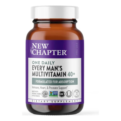 Tabletas Multivitamínicas Diarias Hombres 40+ Energía E Inmunidad
