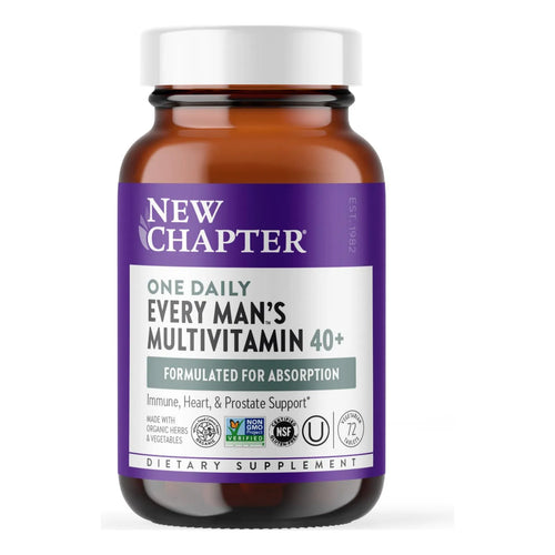 Tabletas Multivitamínicas Diarias Hombres 40+ Energía E Inmunidad
