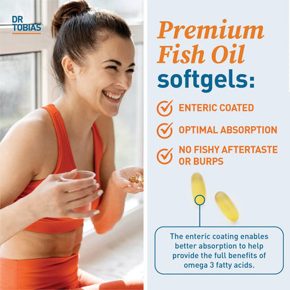 Aceite De Pescado Omega 3 Triple Fuerza 2000 Mg EPA DHA 90 Capsulas