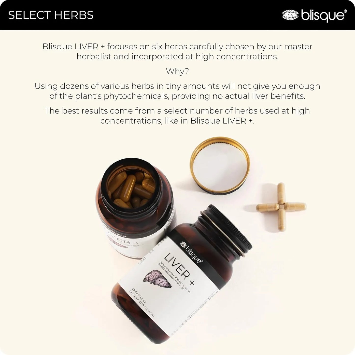 Blisque Suplemento Hepatico Natural Desintoxica Y Repara El Higado 90 Capsulas