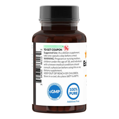 Extracto De Ecklonia Cava 500 Mg 90 Cápsulas Veganas Soporte Cardíaco Y Mental