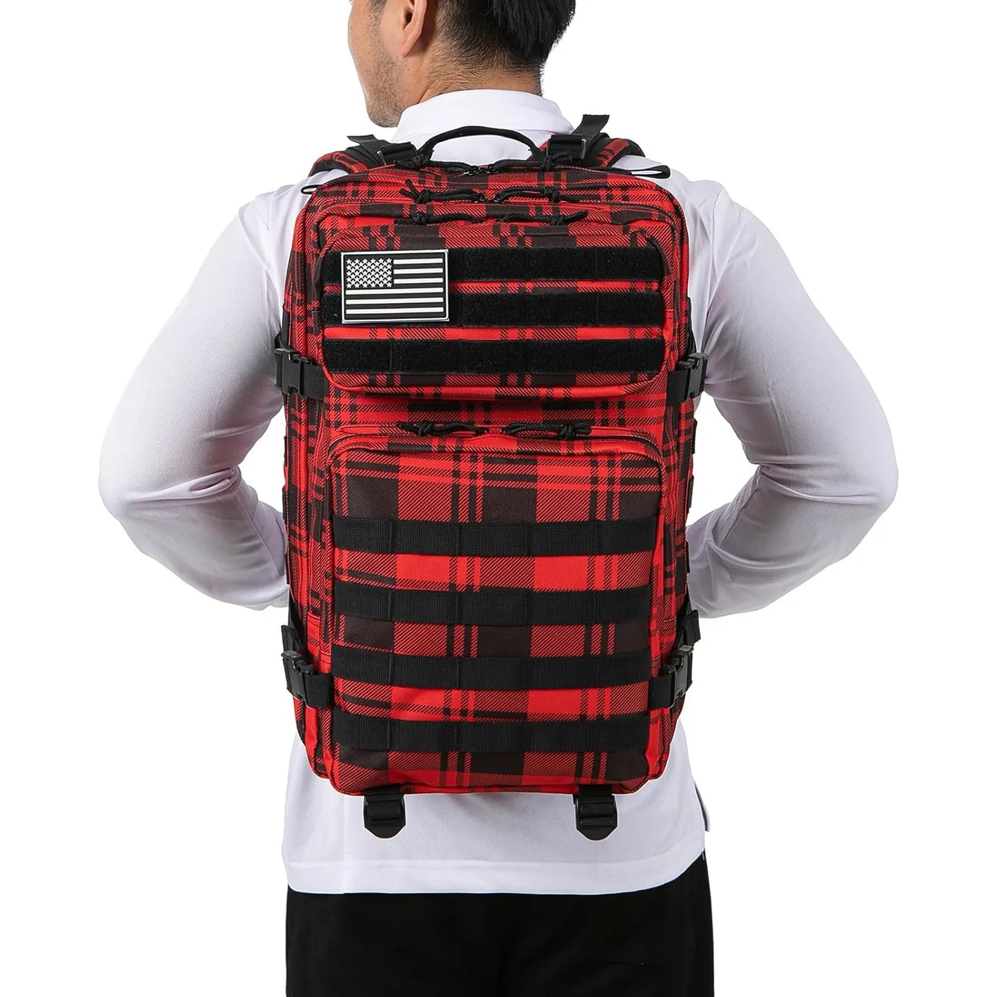Mochila Táctica Militar QT&QY 45L Resistente Al Agua Con Sistema MOLLE
