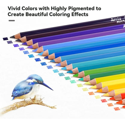 Juego De 72 Lápices De Colores Arrtx Núcleo Suave Profesionales Para Arte Y Dibujo