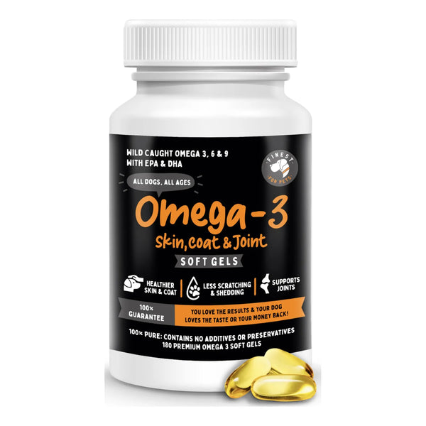 Geles Suaves Aceite Pescado Omega 3 Puro Para Perros Salud Piel Pelaje Articulaciones