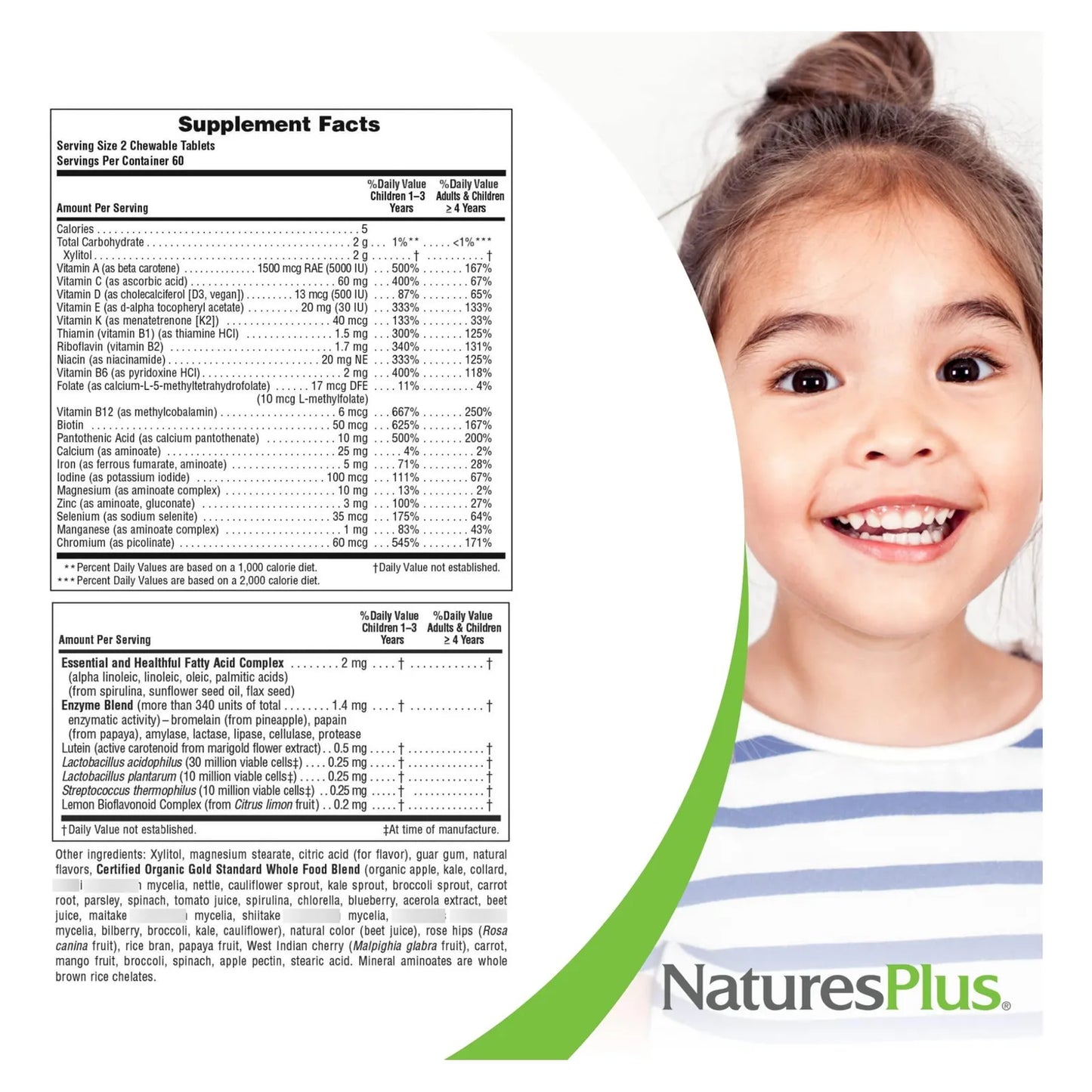Multivitaminico Infantil Masticable Sabor Cereza 120 Tabletas Animal Parade