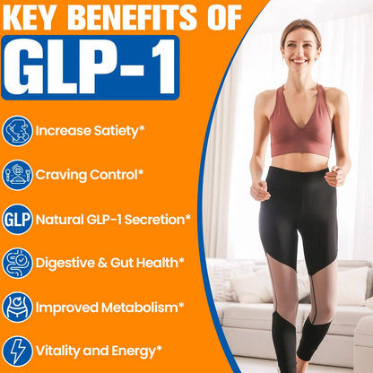 Suplemento GLP 1 Natural Con Probióticos Akkermansia Y Berberina Para Digestión Y Metabolismo
