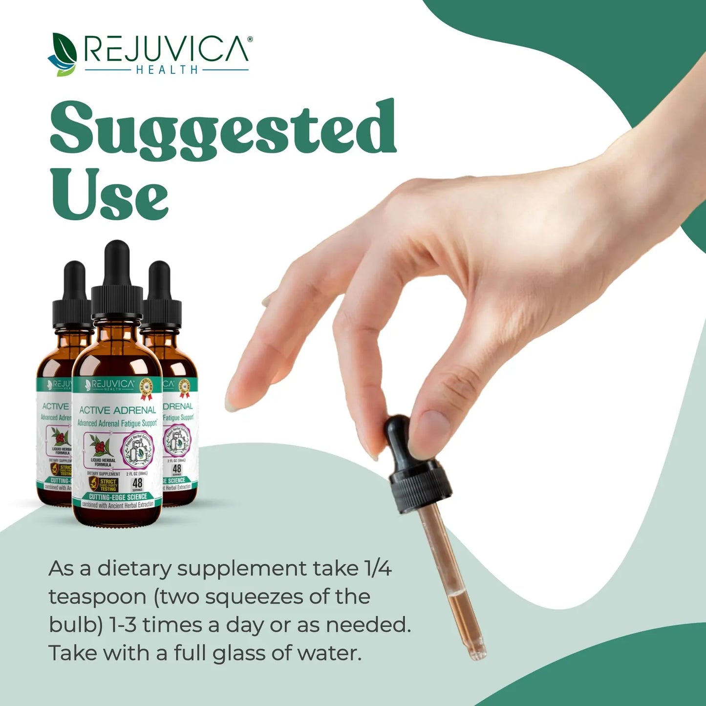 Tintura Avanzada Apoyo Suprarrenal Liquido Ashwagandha Vitaminas B Magnesio