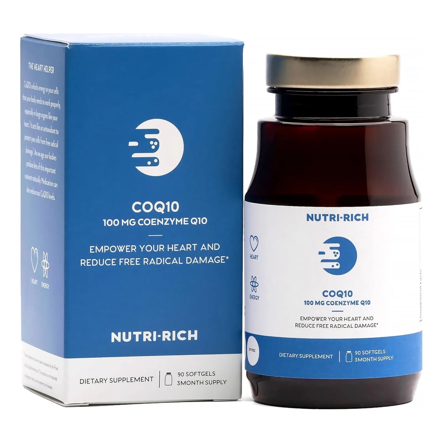 Coenzima Q10 100 Mg Antioxidante Energía Celular Salud Cardíaca