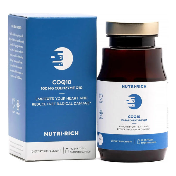 Coenzima Q10 100 Mg Antioxidante Energía Celular Salud Cardíaca