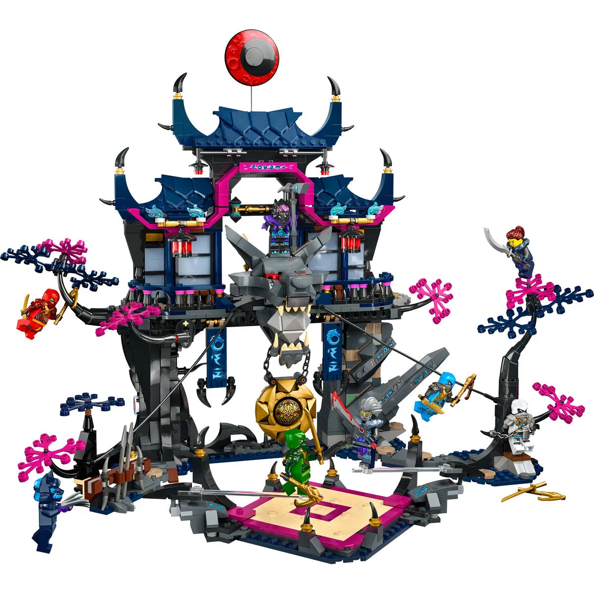 Lego Ninjago Dojo Sombrío De La Máscara De Lobo Set 71813 Con 8 Minifiguras Y Mecanismos Interactivos