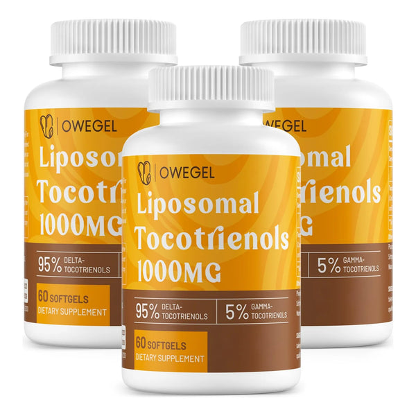 Tocotrienoles Liposomales 1000 Mg Suplemento Vitamina E Alta Biodisponibilidad 180 Capsulas