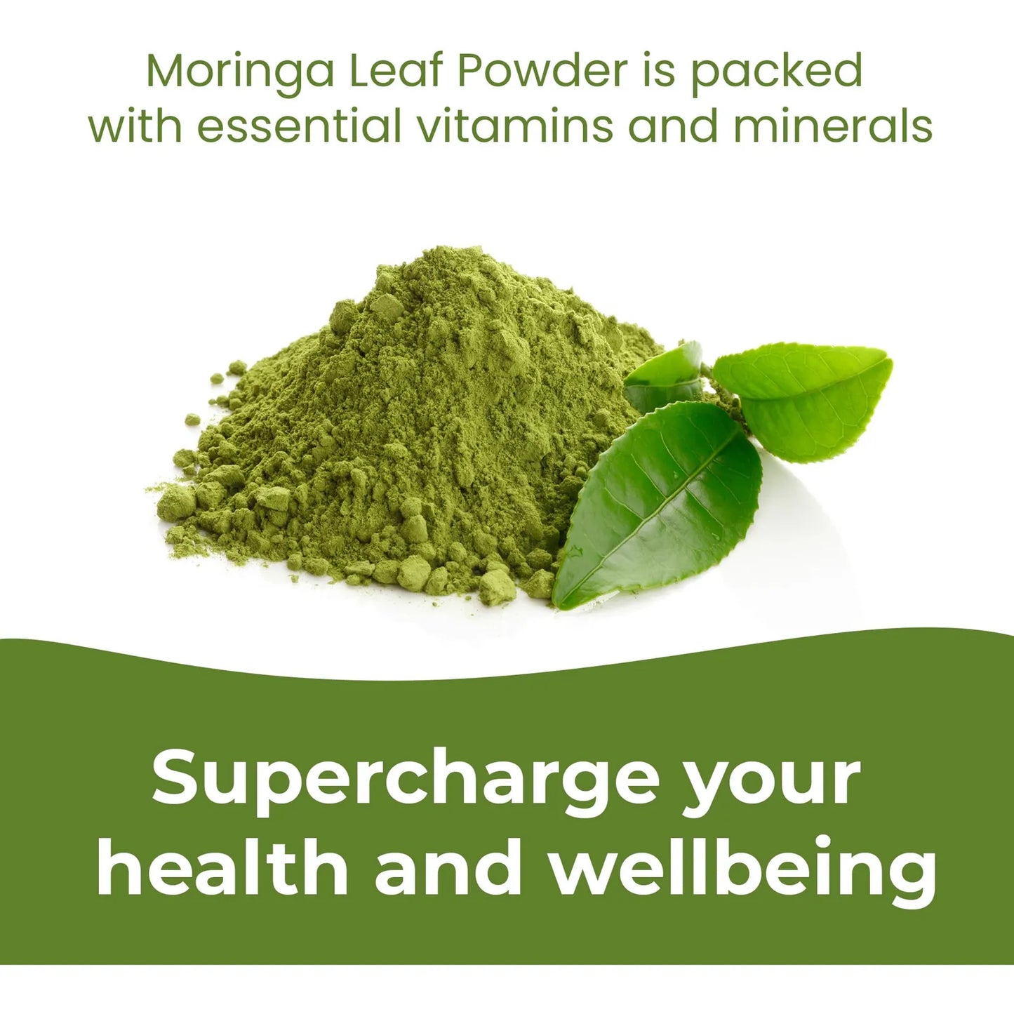 Cápsulas De Polvo Orgánico De Moringa 1000 Mg 60 Unidades Veganas Sin Gluten