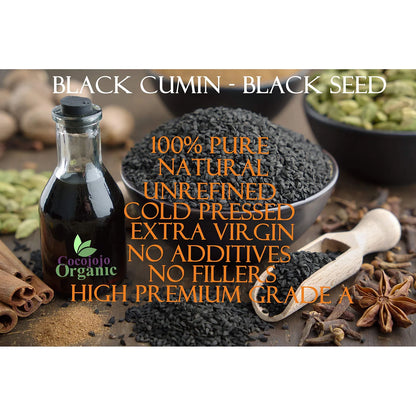 Aceite De Semilla Negra Prensado En Frio 946 Ml Puro Para Piel Y Cabello