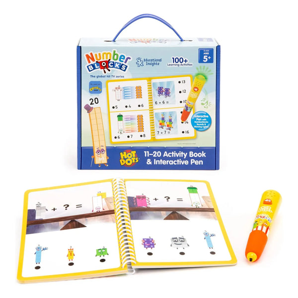 Bolígrafo Interactivo Numberblocks 11 Al 20 Libro Actividades Matemáticas Niños 5 Años