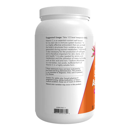 Ascorbato De Sodio En Polvo Tamponado Antioxidante 1.36 Kg Vitamina C Pura