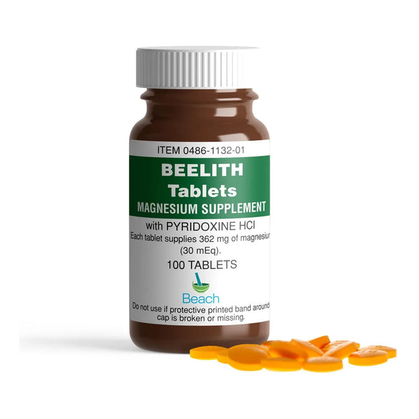 Comprimidos De Magnesio Con Piridoxina HCL 100 Unidades 500 Mg Suplemento Energía
