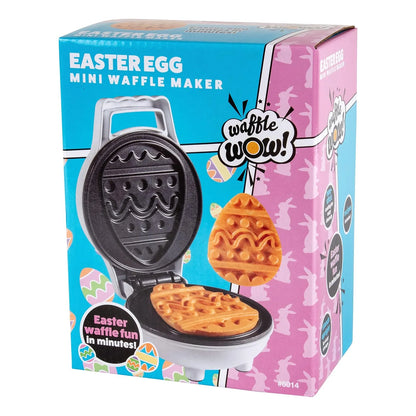 Mini Waflera De Huevo De Pascua Con 2 Diseños Ideal Para Desayunos Divertidos