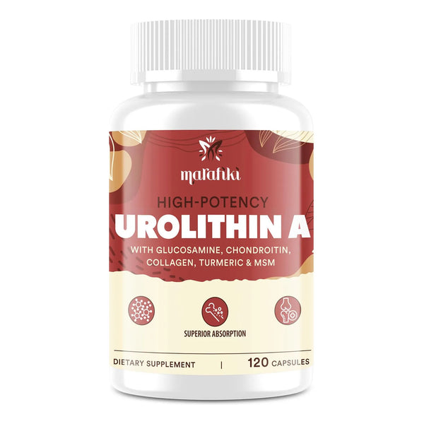 Cápsulas De Urolitina A 120 Unidades Suplemento Natural Para Salud Urinaria