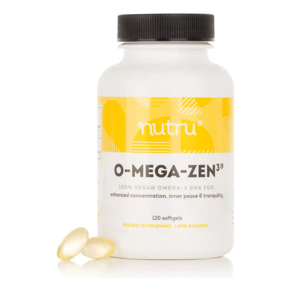 Omega 3 DHA 400 Mg Cápsulas Blandas De Algas Premium 120 Unidades NuTru