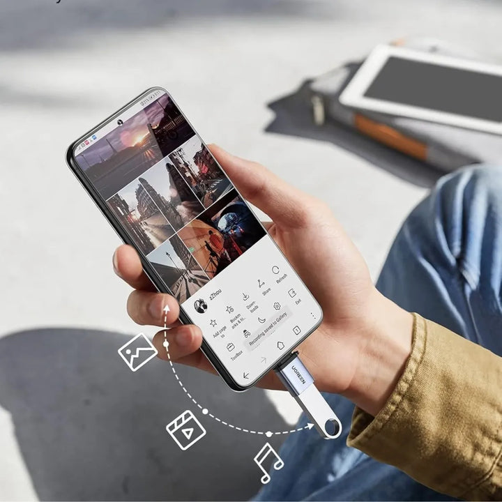 1 Unidad Adaptador Greenlink Us270 Tipo C A Usb 3.0 - Imagen 3