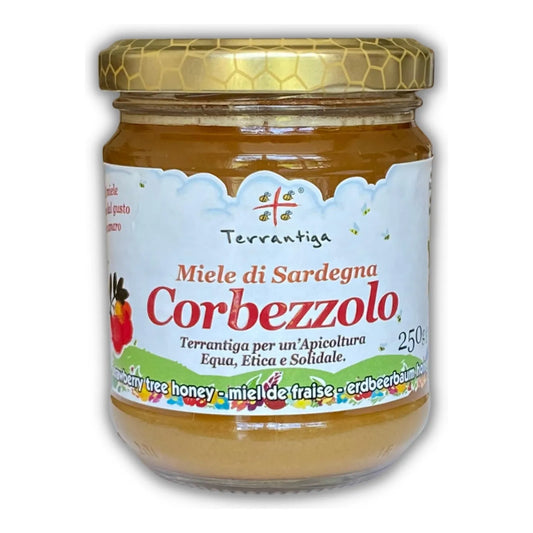 Miel Cruda De Flores Silvestres Fresera Artesanal De Cerdeña 8.81 Onzas