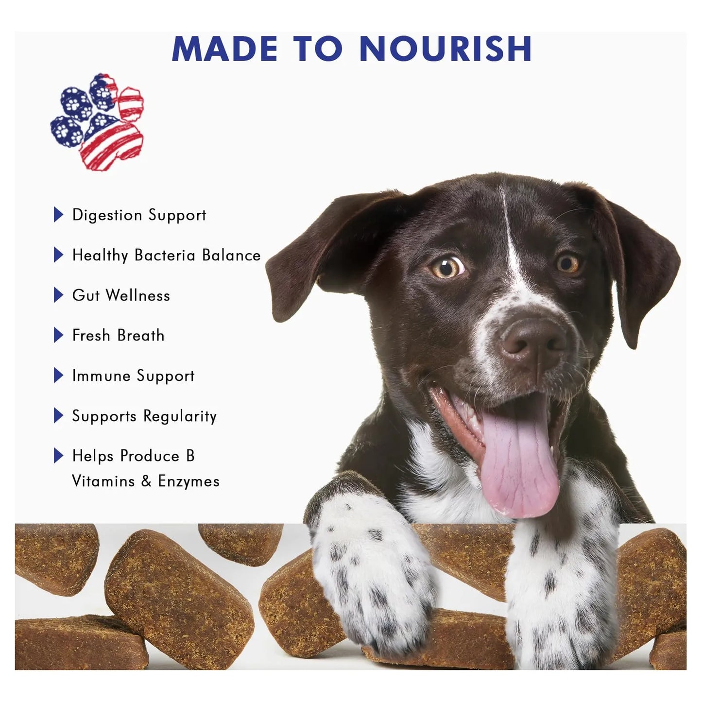 Soporte Probiótico Avanzado Para Perros Y Gatos Con Prebióticos Sabor Pato