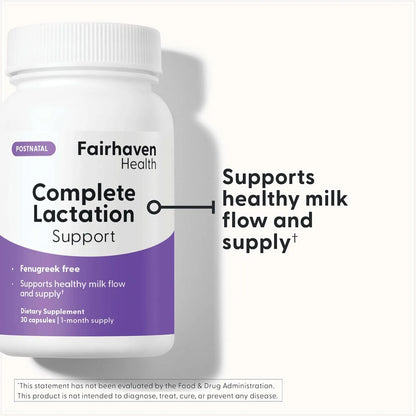 Suplemento Lactancia Fairhaven Health Aumenta Produccion Leche Materna Natural