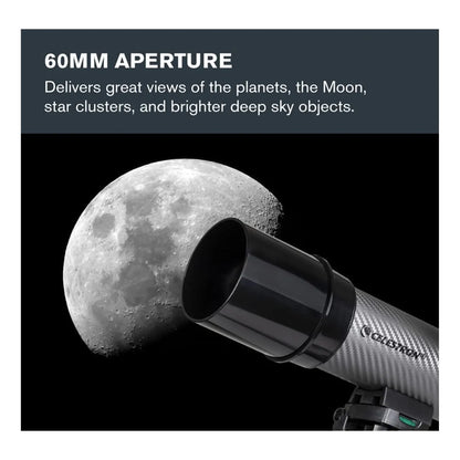 Telescopio Portátil Celestron Travel Scope 60 DX Ideal Para Aventuras Astronómicas Y Naturaleza