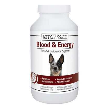 Soporte Energético Y Sanguíneo Para Perros Con Espirulina 120 Tabletas Masticables