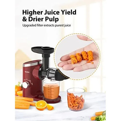 Extractor De Jugo Prensa En Frio Masticacion Lenta Aeitto Para Jugos Puros Y Nutritivos