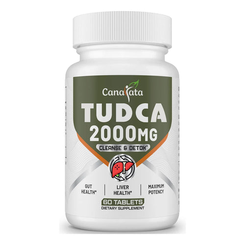 TUDCA 2000 Mg Tabletas Suplemento Hepático Potente Desintoxicación Hígado