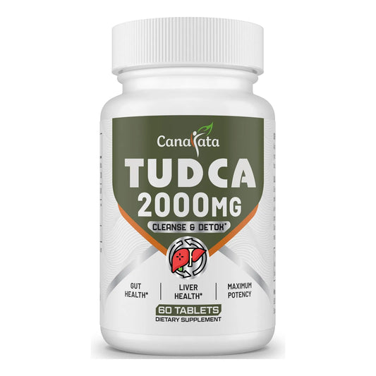 TUDCA 2000 Mg Tabletas Suplemento Hepático Potente Desintoxicación Hígado