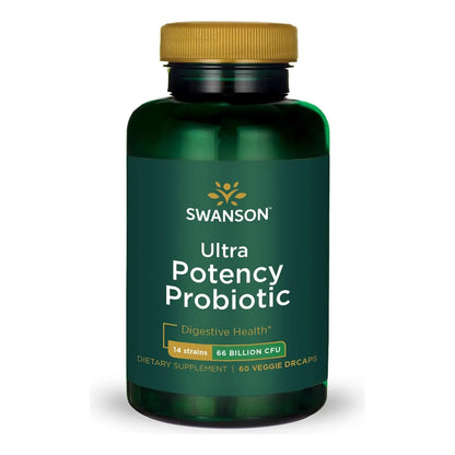 Probiótico Ultra Potencia 66 Mil Millones UFC Swanson Salud Digestiva E Inmunidad