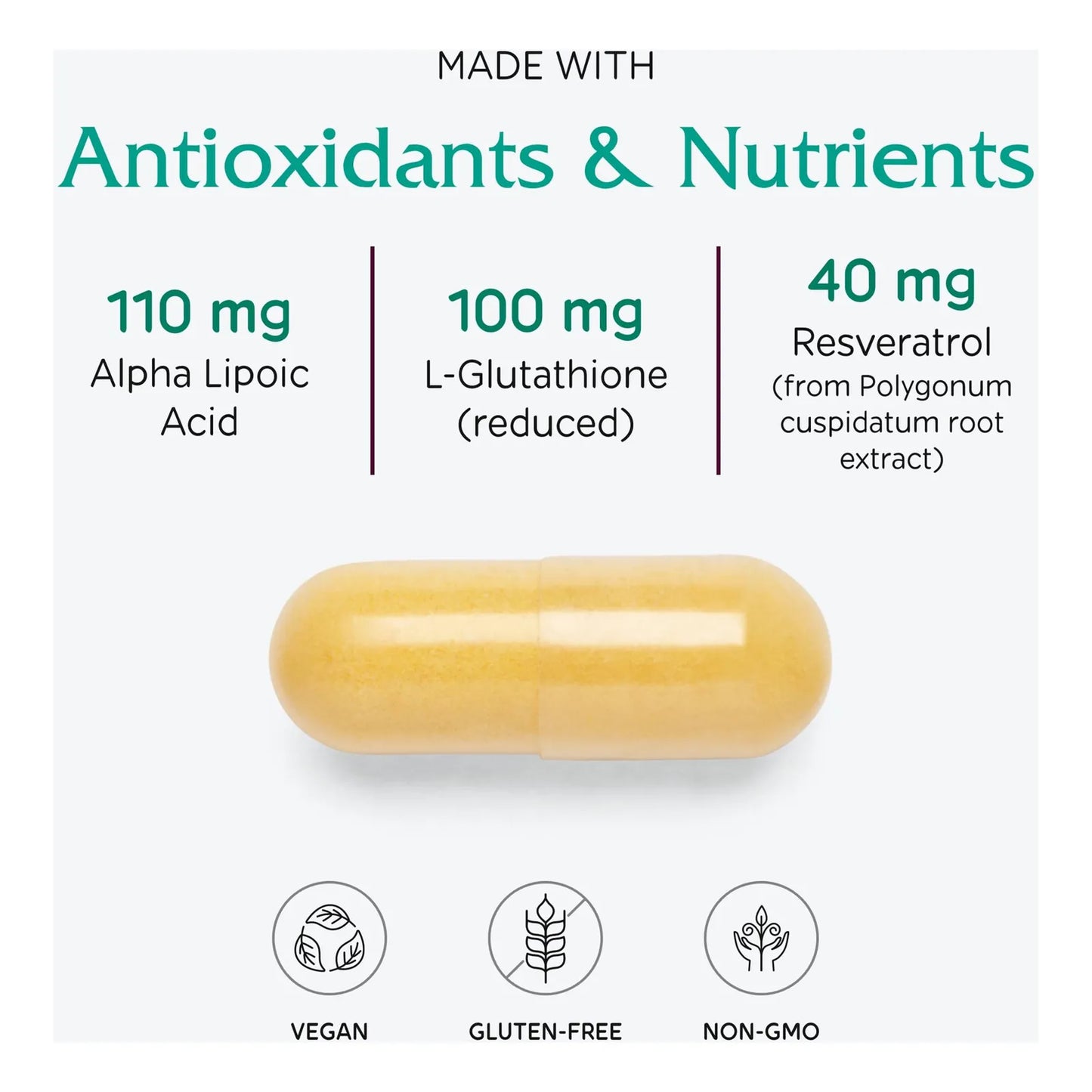 Ovum AM Soporte De Huevo Con Vitamina D3 Acido Alfa Lipoico CoQ10 30 Capsulas Veganas