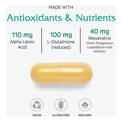 Ovum AM Soporte De Huevo Con Vitamina D3 Acido Alfa Lipoico CoQ10 30 Capsulas Veganas