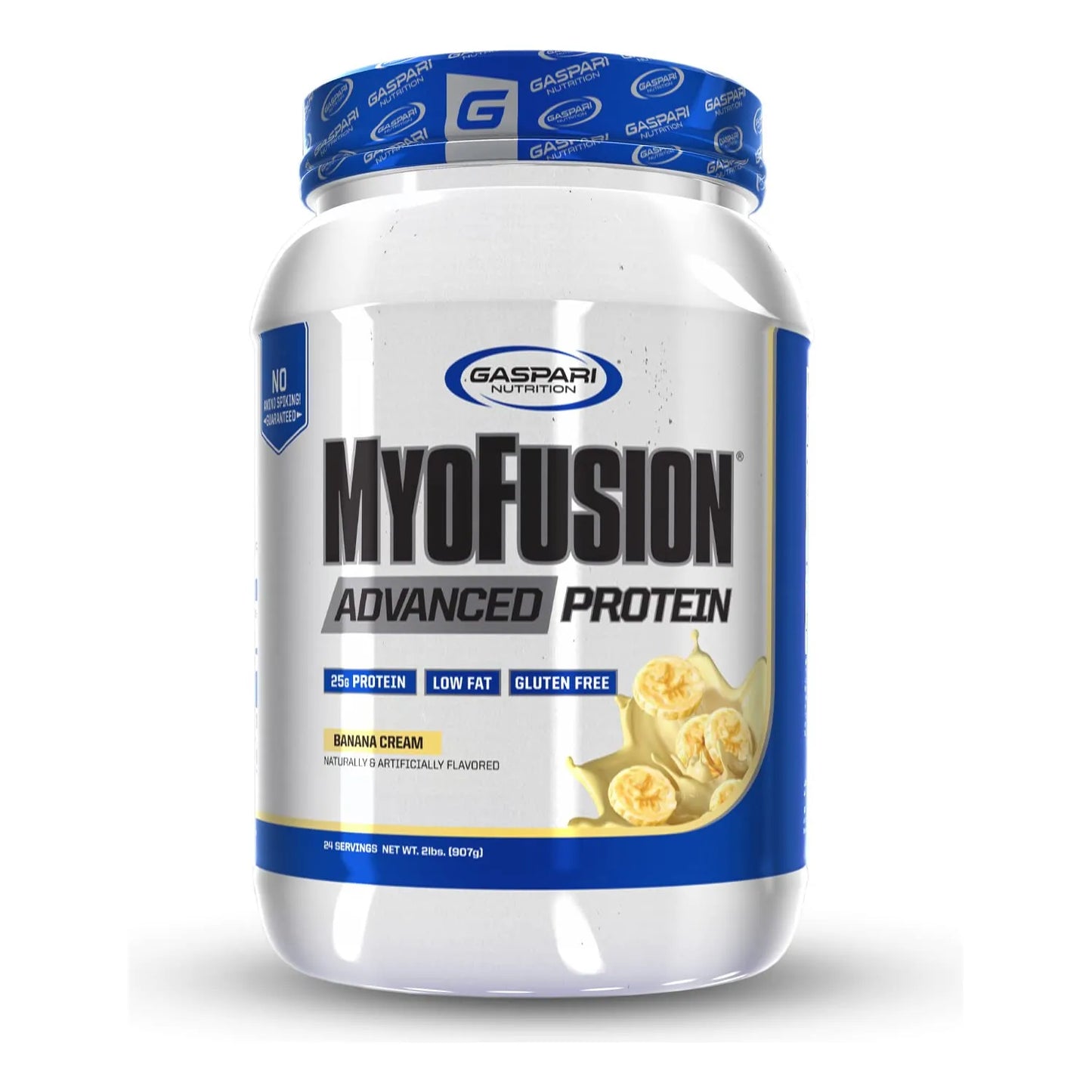 Proteína Myofusion Advanced Sabor Crema De Plátano 2 Lb Mezcla Premium Para Músculo