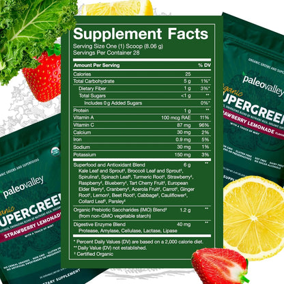 Superalimento Organico En Polvo Apoyo Inmunologico 23 Ingredientes Paleovalley