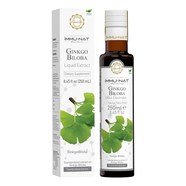 Extracto Líquido Ginkgo Biloba Premium 250 Ml Mejora Memoria Y Función Cognitiva