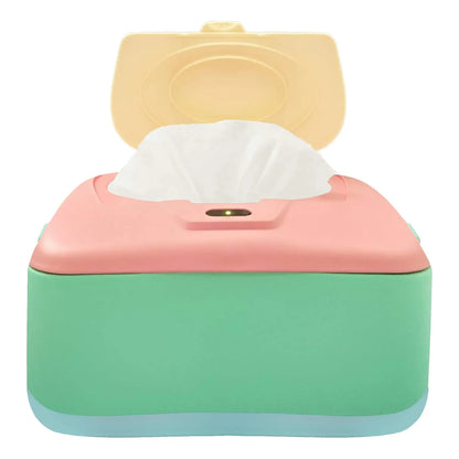Calentador De Toallitas Húmedas Para Bebé Con Dispensador Y Soporte Temperatura Perfecta