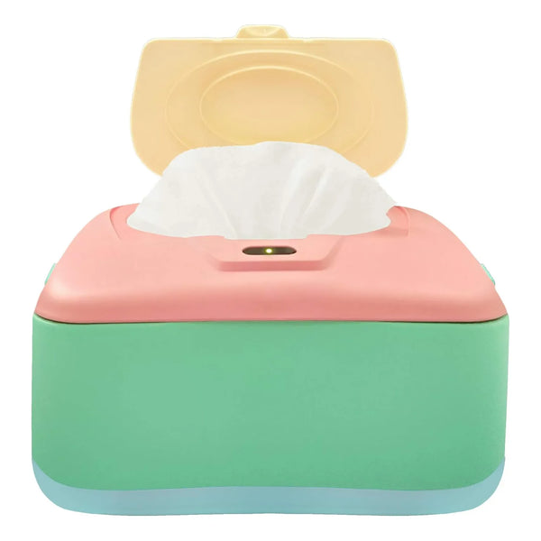 Calentador De Toallitas Húmedas Para Bebé Con Dispensador Y Soporte Temperatura Perfecta