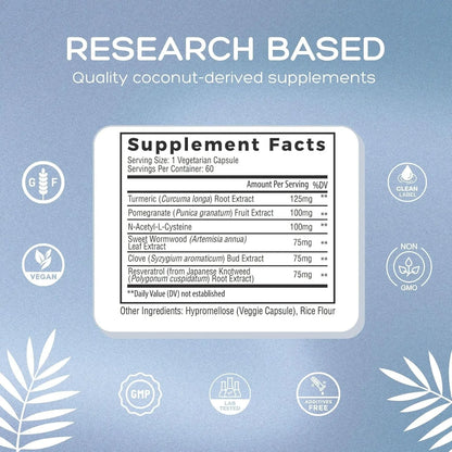 Complejo Biofilm 60 Capsulas Salud Intestinal Digestión Vegano Eeuu