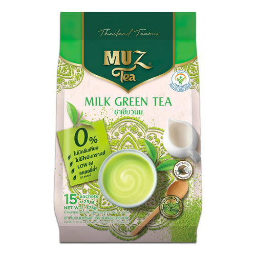 Mezcla Instantánea De Té Verde Con Leche En Polvo 3 En 1 15 Sobres
